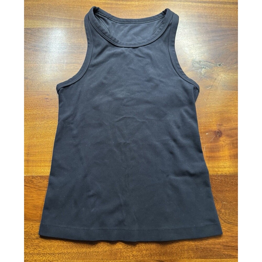 Lululemon Women’s Black Racerback Yoga Gym Workout Tank Top Size 4